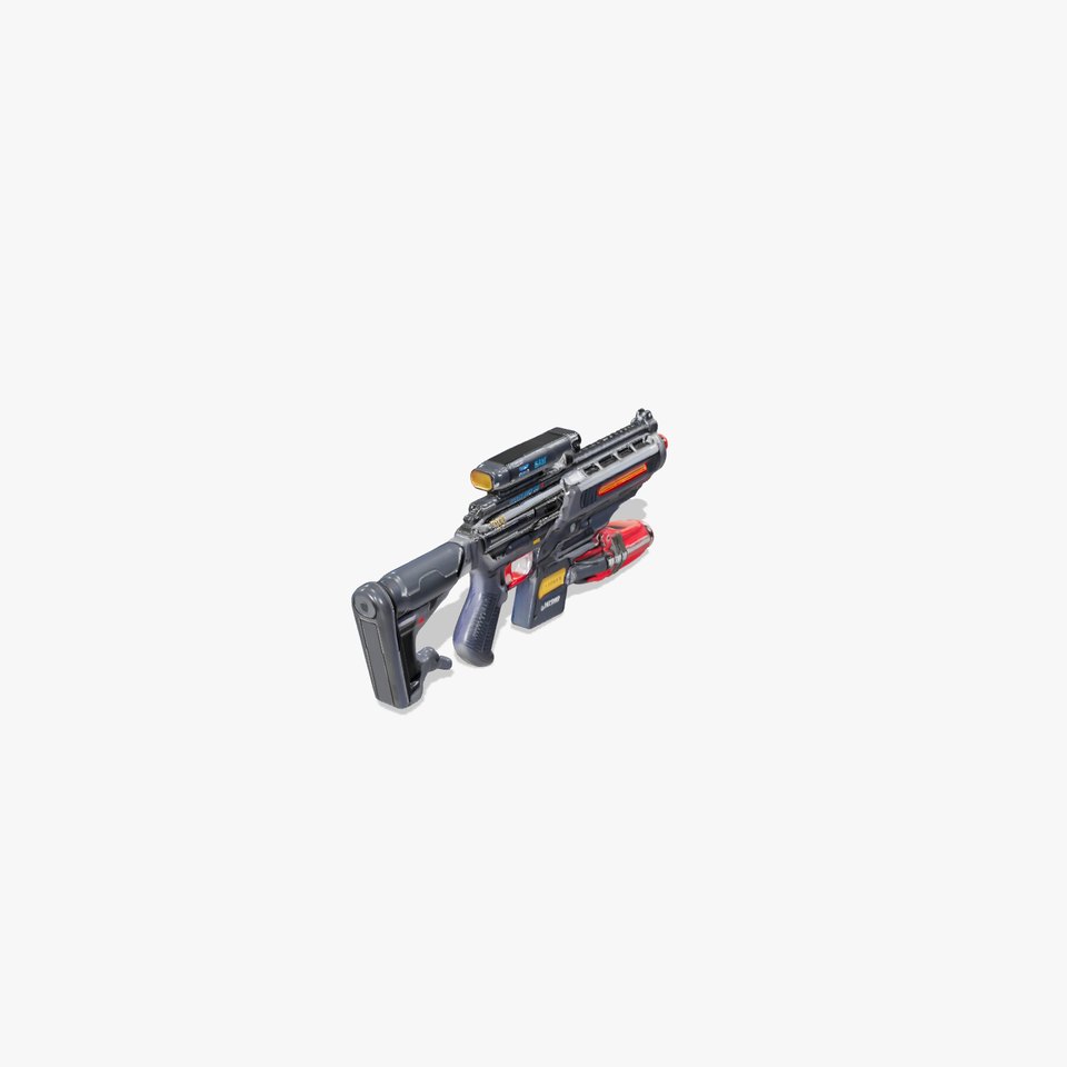 Futuristic Plasma Rifle model pack